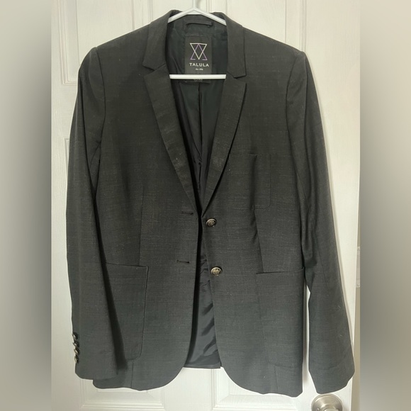 Talula Grey Blazer - Size 8 - Picture 1 of 4